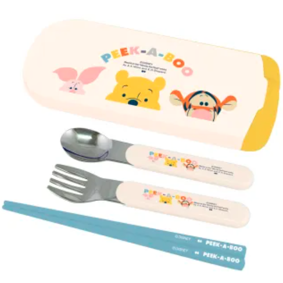日本迪士尼维尼熊餐具套装