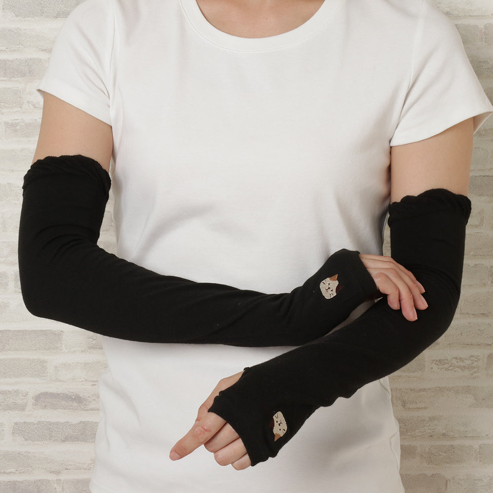 Japan FukuFukuNyanko UV Sunscreen Sleeves-various options