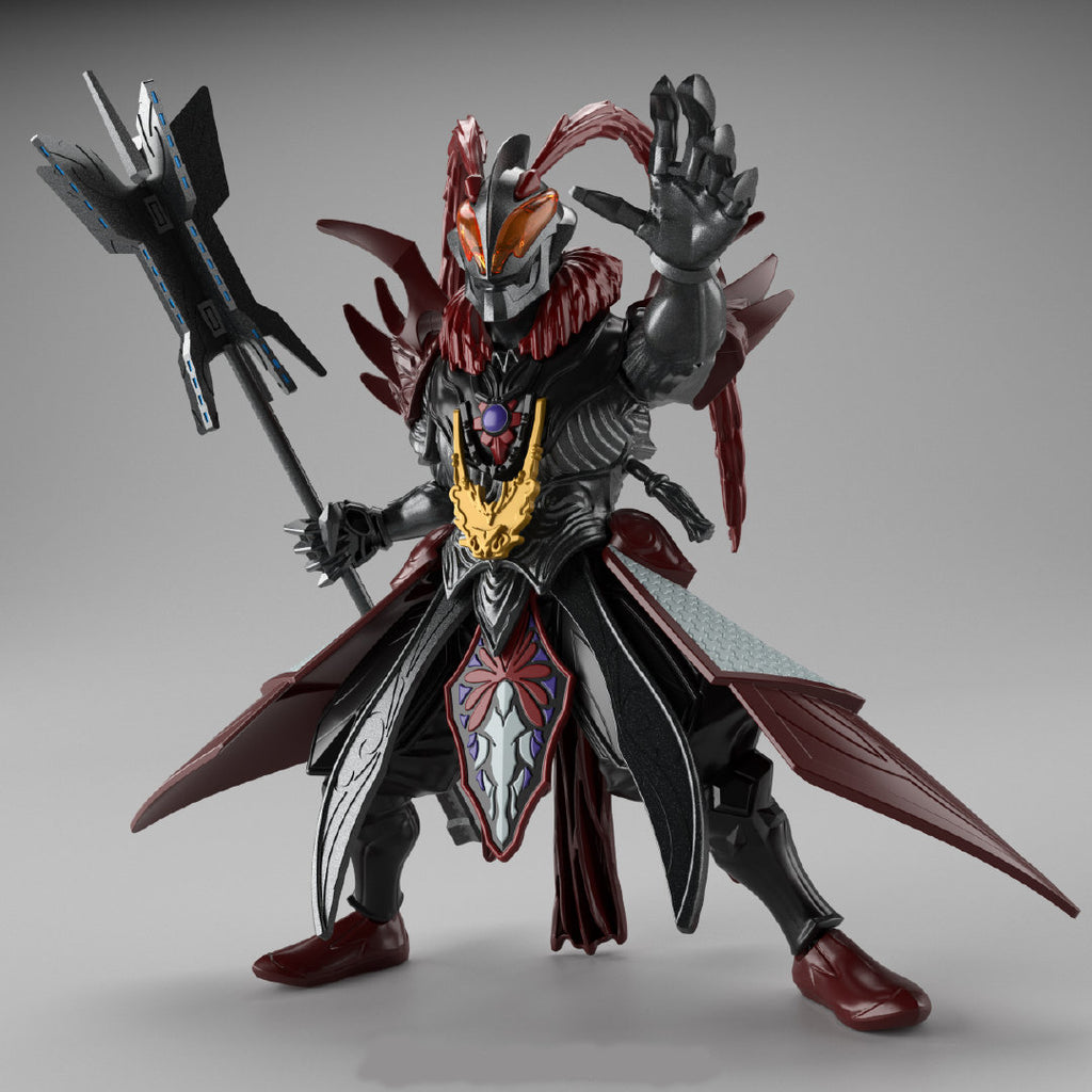 Ultraman Armor of Legends Ultraman Zero (Belial Lu Bu Armor) Model Kit
