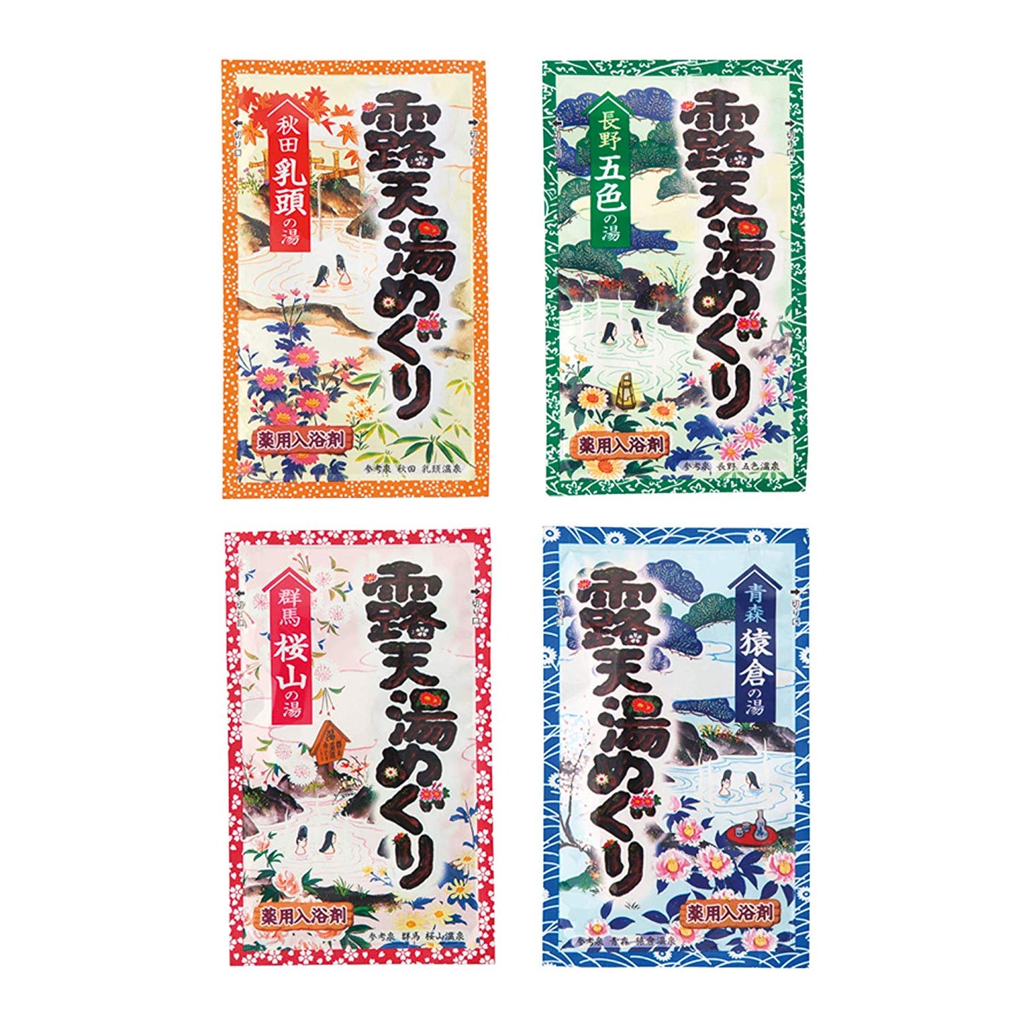 日本EARTH露天汤温泉浴盐-18pcs