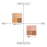 Japan CEZANNE four-color eyeshadow palette-01 color 
