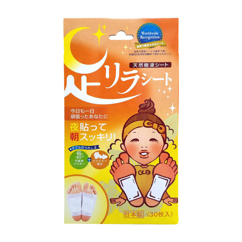 树之惠本铺 中村足美人脚底排毒天然树液足贴.