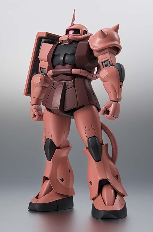 Gundam MS-06S Zaku II Char's Custom Model Anime Version Robot Spirits Action Figure