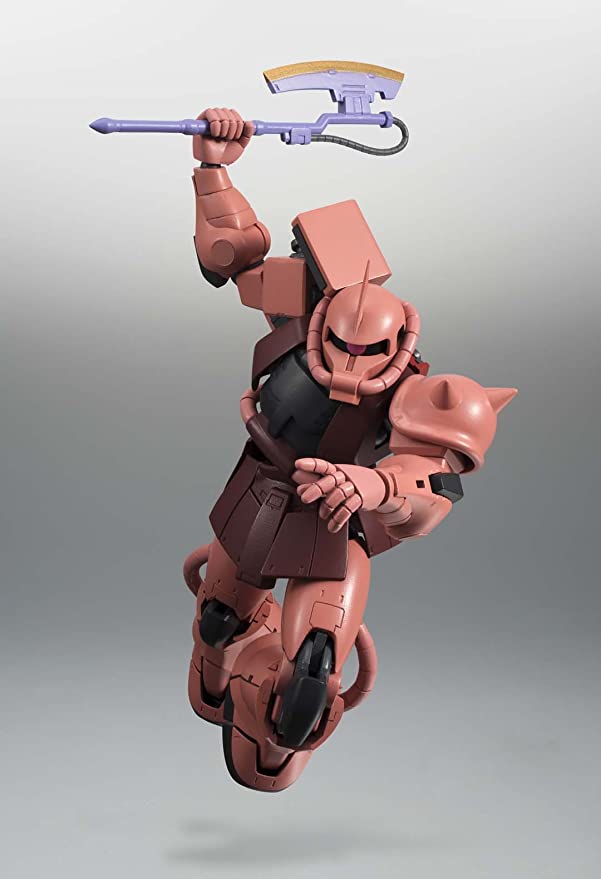 Gundam MS-06S Zaku II Char's Custom Model Anime Version Robot Spirits Action Figure