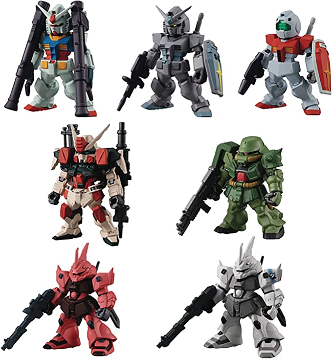 Bandai Shokugan - Mobile Suit Gundam - FW Gundam Converge #22 (Set of 7), Converge 