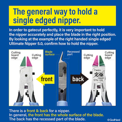 GODHAND PRECISION NIPPERS SPN-120 (WITH PROTECTION CAP)