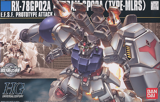 HIGH GRADE (HG) HGUC 1/144 RX-78GP02A GUNDAM GP02A (TYPE-MLRS)