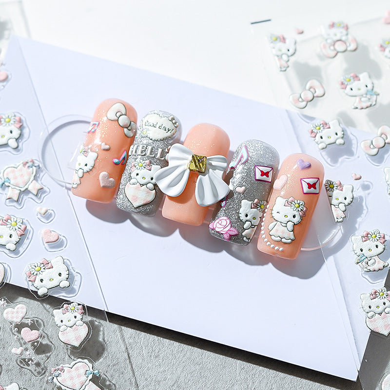 美甲貼紙 Nail Sticker-Melody, Hello kitty