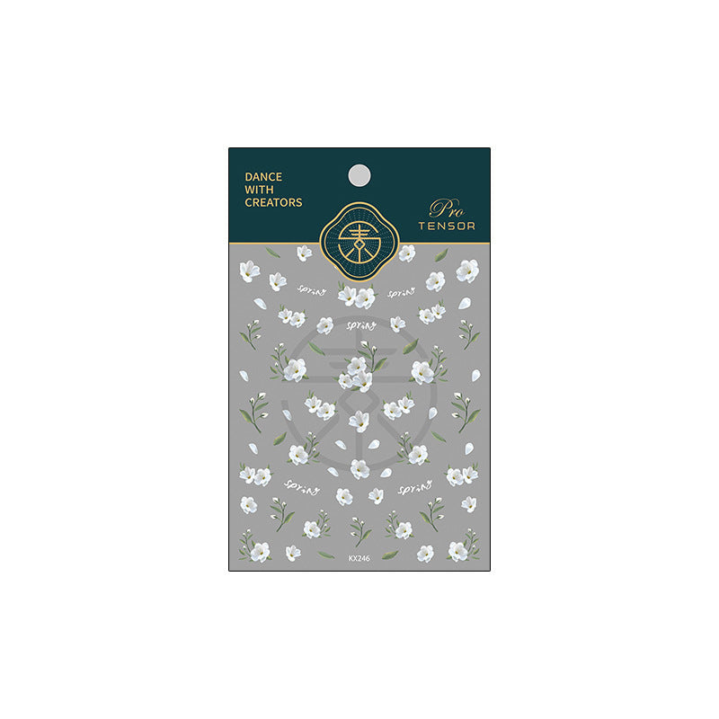 美甲貼紙 Nail Sticker- 花系列 Flower Series