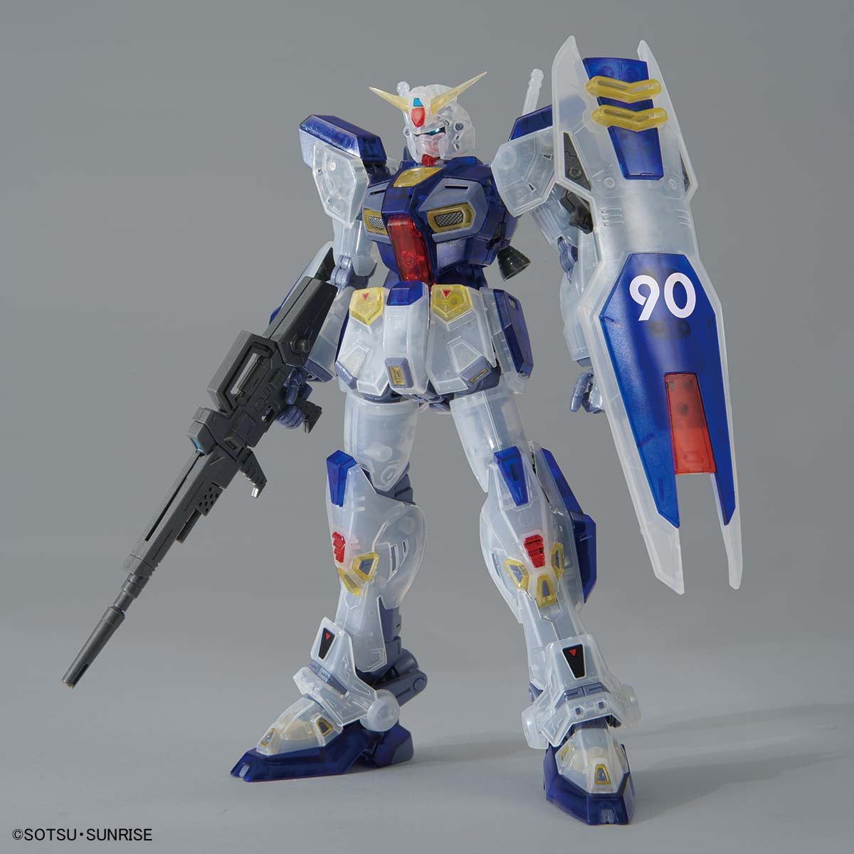 MG 1/100 THE GUNDAM BASE LIMITED GUNDAM F90 [CLEAR COLOR]