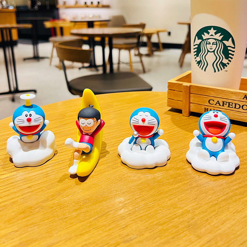 Domestic products authorized Doraemon Night Tour Starry Sky Series Blind Box Hand Office Aberdeen - Various options