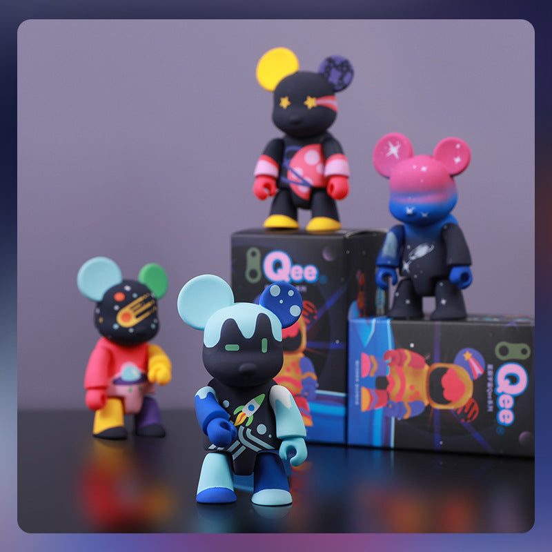 Domestic product Mingchuang Violent Bear Xingchen Universe Series Hand-made Blind Box-Random Style