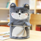 国货可爱卡通可折叠法兰绒午睡毯80x100cm - 多款可选