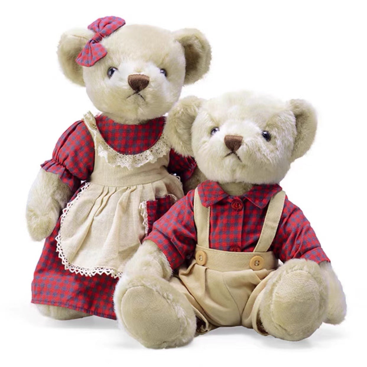 国货可爱泰迪熊可活动情侣陪伴熊玩偶35cm-多款可选