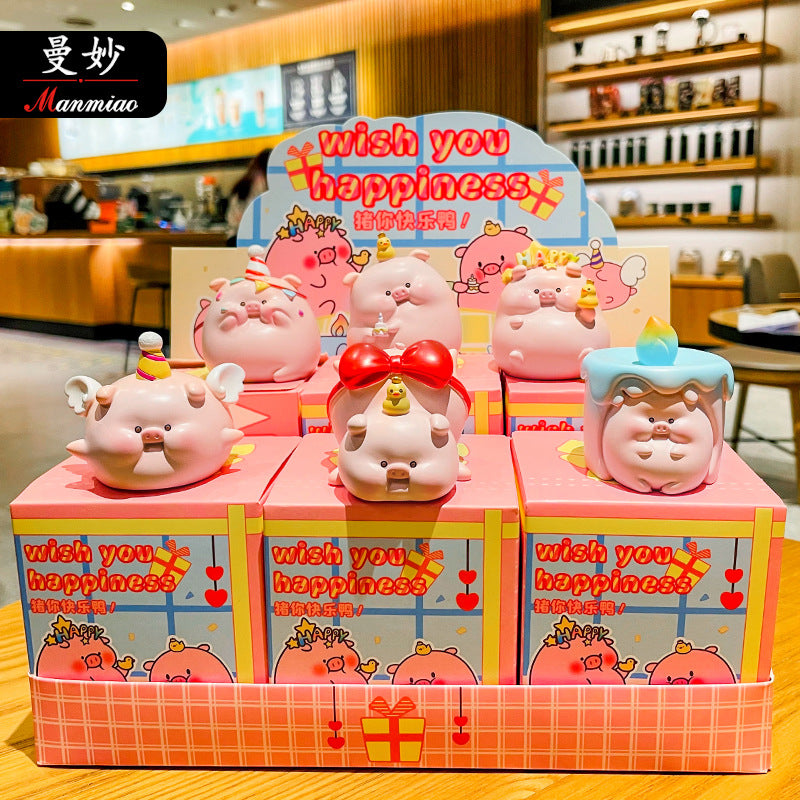 Domestic Pig You Happy Duck Blind Box Figure-Random Style
