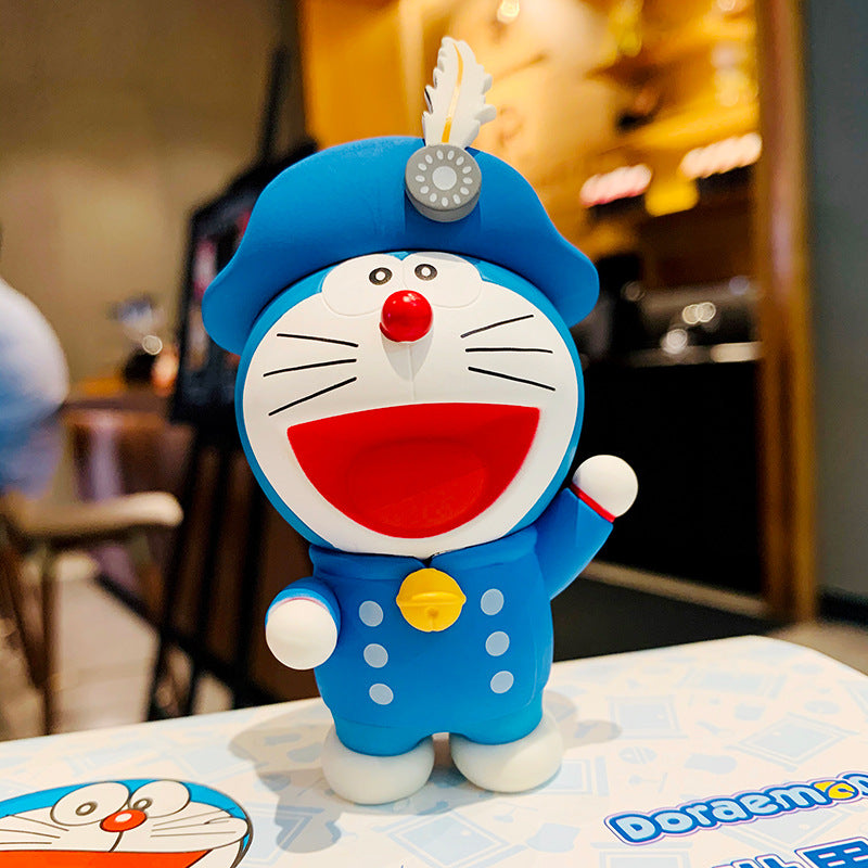 国货授权哆啦A梦环游世界潮玩手办卡通摆件-多款可选