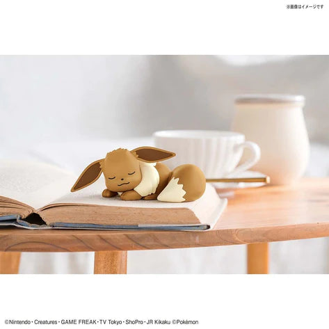 POKEMON PLASTIC MODEL COLLECTION QUICK!! NO.07 EEVEE (SLEEPING POSE)