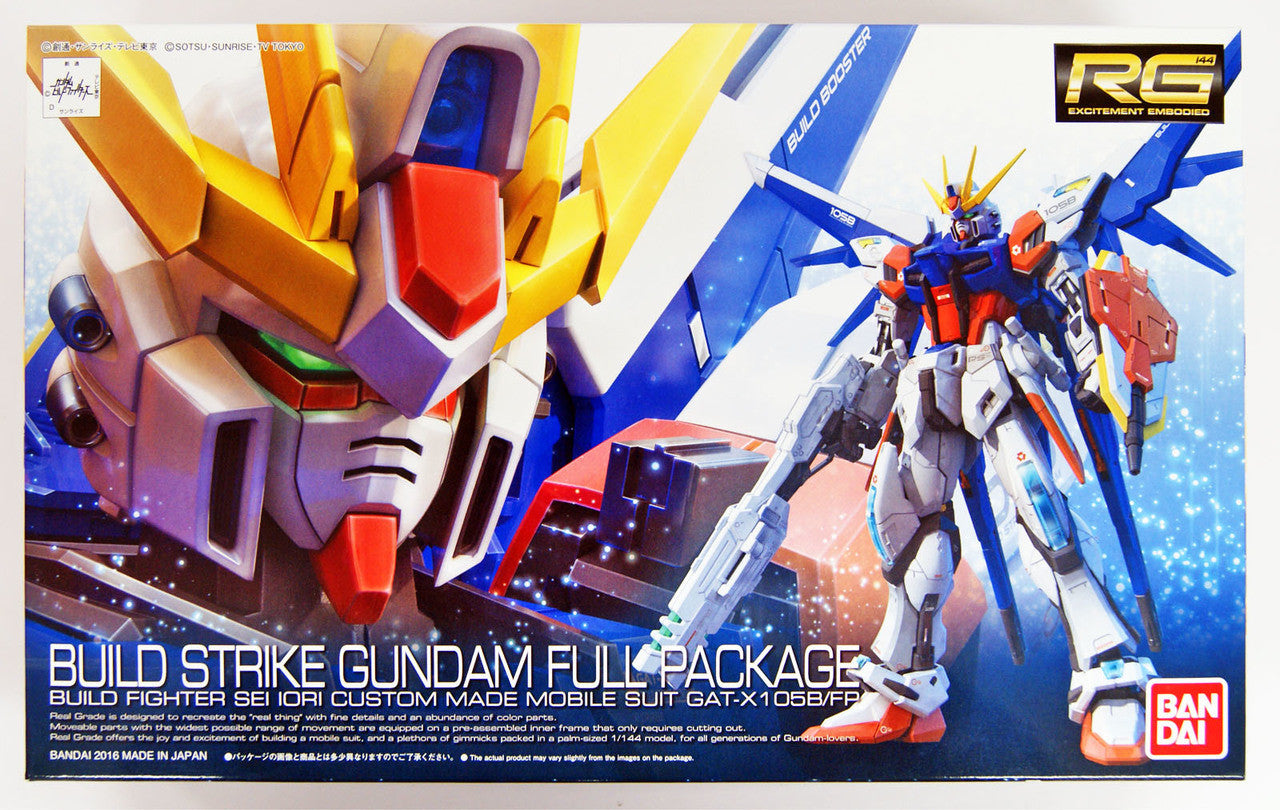 RG - Bandai - #23 Gundam GAT-X105B/FP Build Strike Gundam Full Package 1/144 Scale Kit
