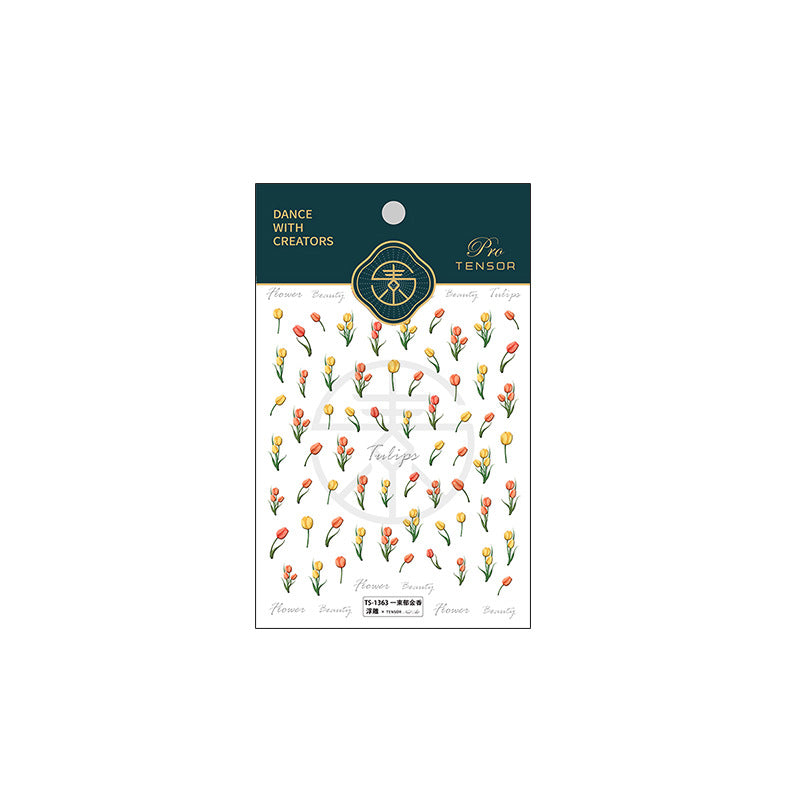 美甲貼紙 Nail Sticker- 花系列 Flower Series
