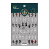 美甲貼紙 Nail Sticker -血色玫瑰 Blood Rose
