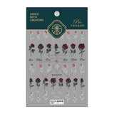 美甲貼紙 Nail Sticker -血色玫瑰 Blood Rose