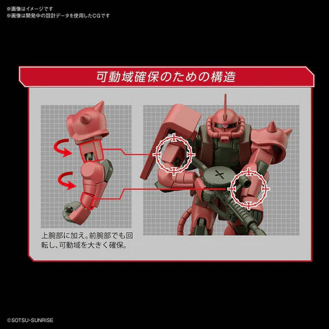 HIGH GRADE (HG) HGUC 1/144 MS-06S CHAR'S ZAKU II (REVIVE)