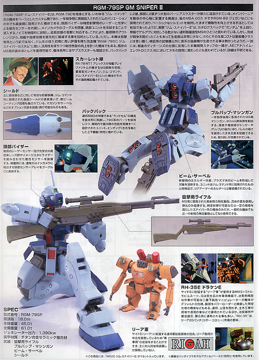 HIGH GRADE (HG) HGUC 1/144 RGM-79SP GM SNIPER II