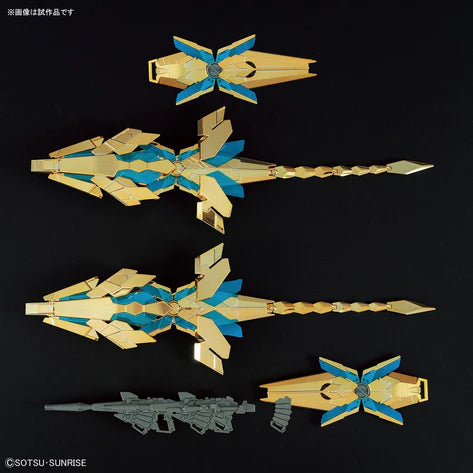 HIGH GRADE (HG) HGUC 1/144 RX-0 GUNDAM UNICORN 03 PHENEX DESTROY MODE (NARRATIVE VERSION) (GOLD COATING)