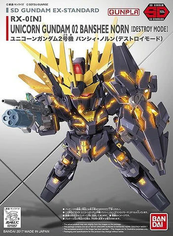 SD GUNDAM EX-STANDARD RX-0[N] UNICORN GUNDAM 02 BANSHEE NORN [DESTROY MODE]