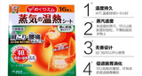 日本KAO花王蒸汽热敷腰部肩部贴-8片装.