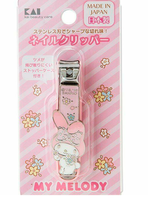 日本Sanrio Kai可爱防飞溅指甲刀.