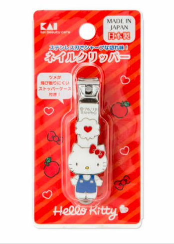 日本Sanrio Kai可爱防飞溅指甲刀.