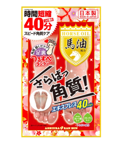 日本MYM马油去角质脚膜.