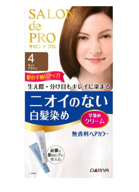 日本DARIYA SALON DE PRO无刺激性染发剂 【白发用】（多款可选）.