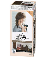 日本花王泡泡AIRY BROWN染发剂【黑发用】.