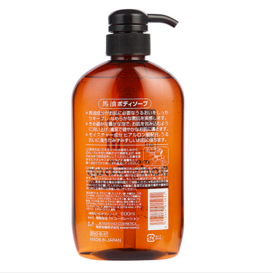 Japan Hokkaido Kumano oil natural weak acid horse oil shower gel