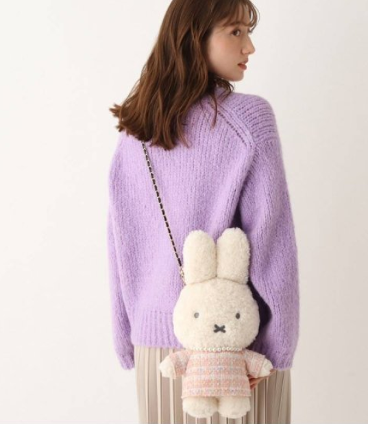 Japan OPAQUE.CLIP×Miffy Rabbit small and large chain bags (various options)
