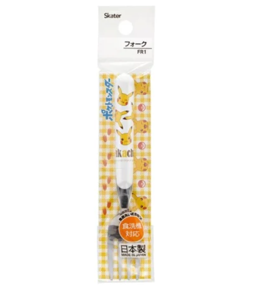 日本 SKATER 宝可梦皮卡丘不锈钢叉子-13.5cm