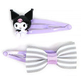 SANRIO Sanrio cute cartoon hair clips 2 pack- Various options