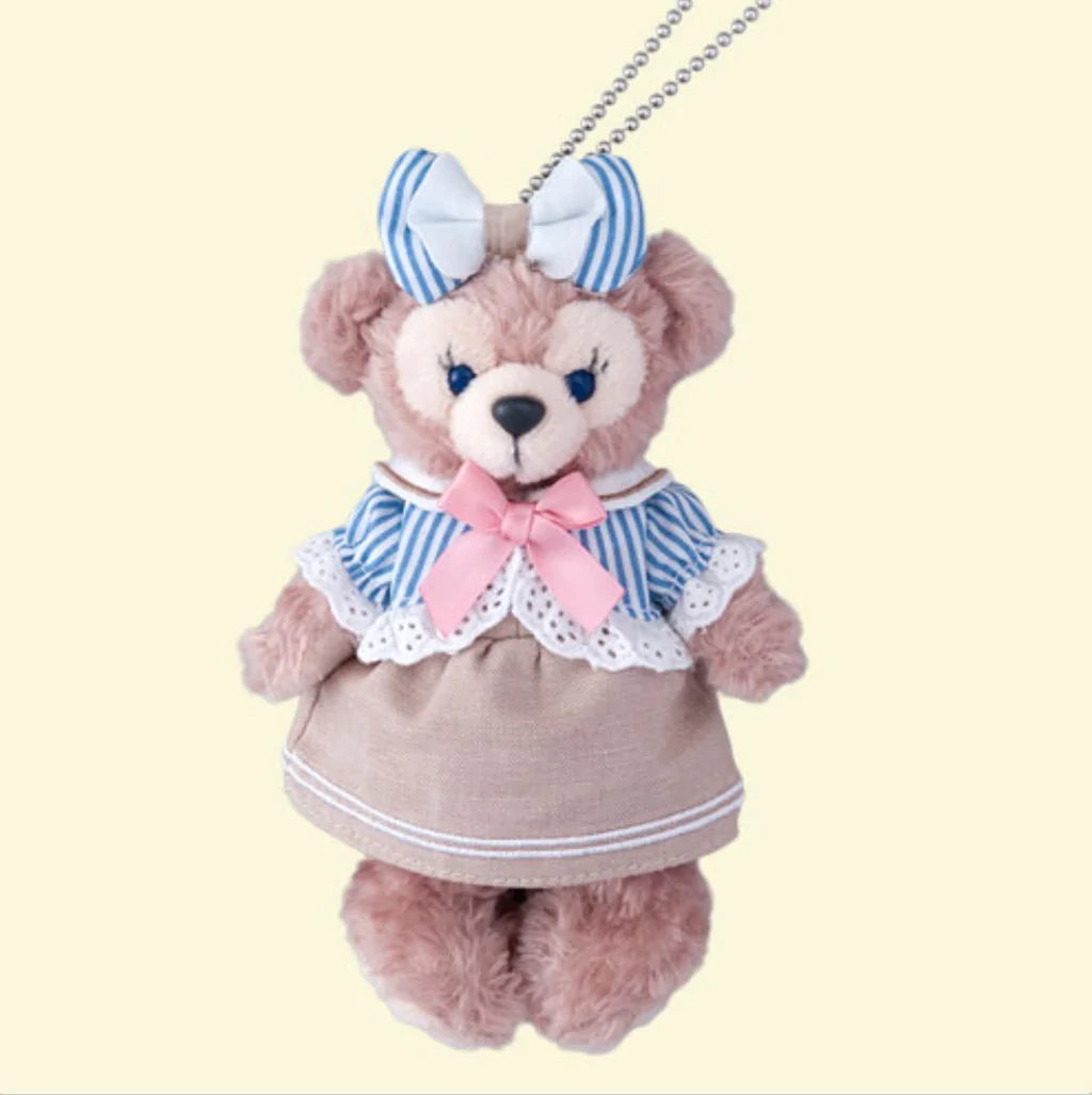 Japanese Disney Shirley Mae Doll Pendant (Blue Striped Skirt)