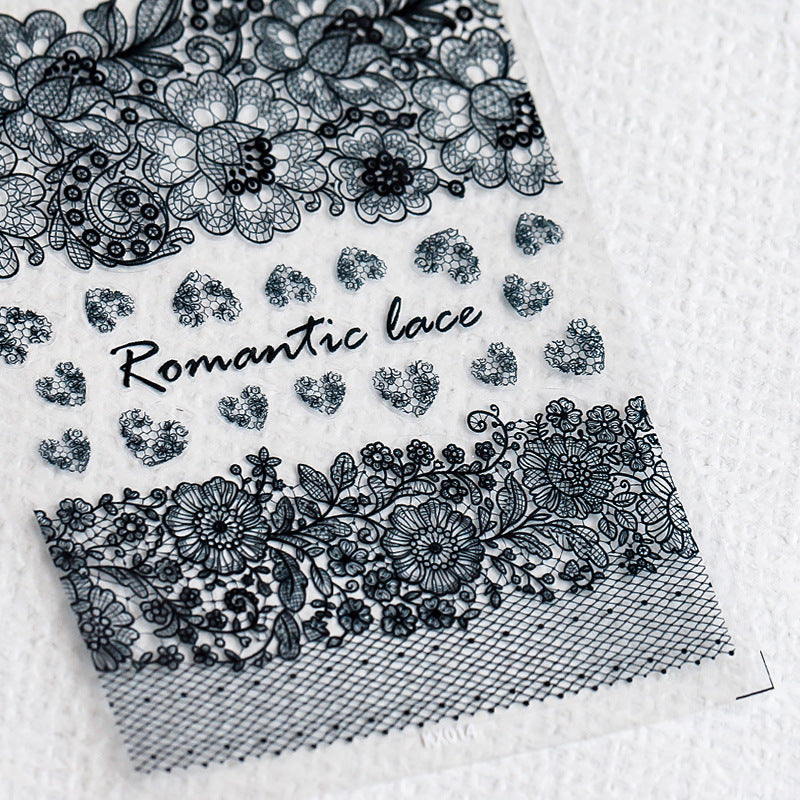 美甲貼紙 Nail Sticker- 蕾絲  Sexy lace