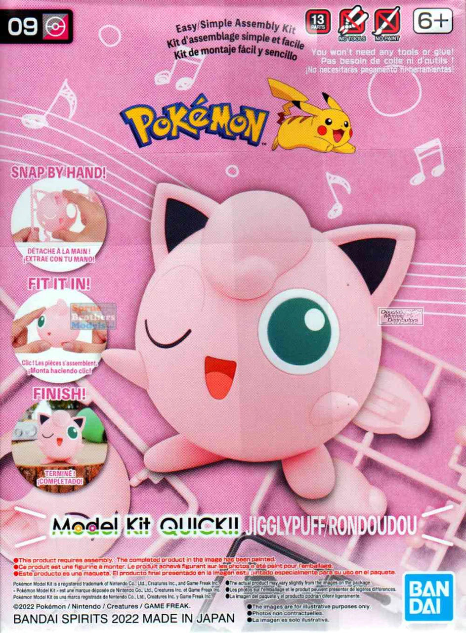 Jigglypuff Pokemon Quick Model Kit
