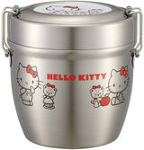 日本SKATER HELLOKITTY真空不锈钢抗菌保温盒-550ml