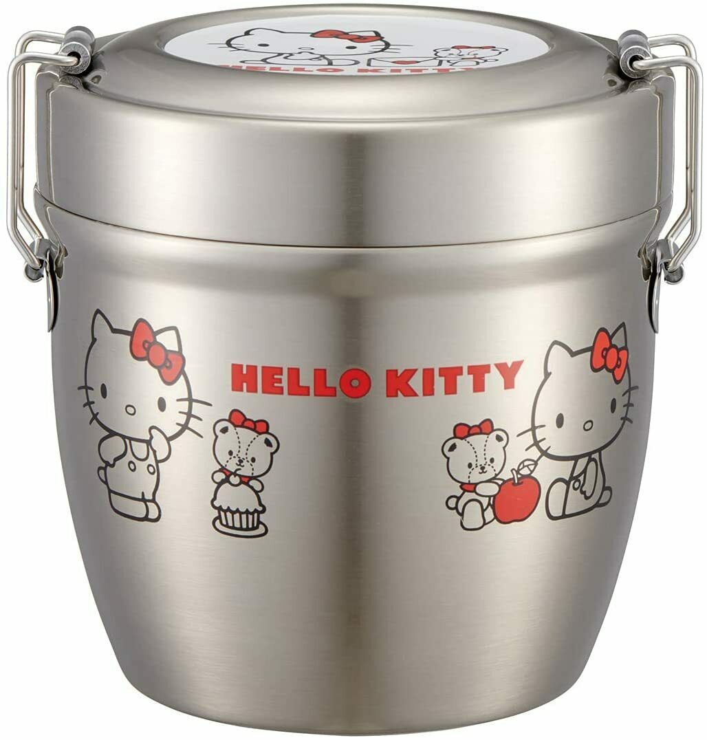 日本SKATER HELLOKITTY真空不锈钢抗菌保温盒-550ml