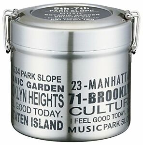 Japan SKATER Large Capacity Stainless Steel Lunch Box Brooklyn-840ML