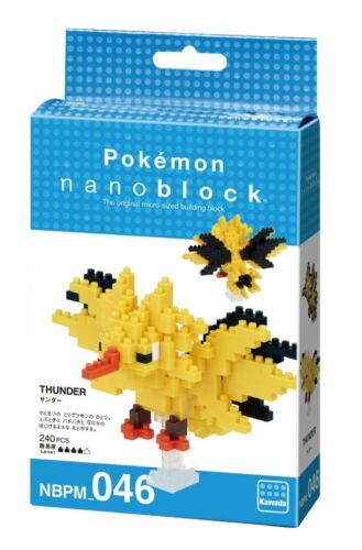 Kawada Nano Block Pokémon THUNDER Zapdos Building block NBPM_046 JAPAN