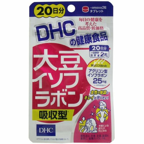 Japan DHC Soybean Isoflavone Absorption Type 20-Day Quantity-40pcs