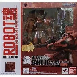 Gundam MS-06S Zaku II Char's Custom Model Anime Version Robot Spirits Action Figure